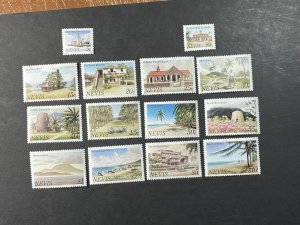 NEVIS # 121a-134a-MINT/NEVER HINGED---COMPLETE SET---1982