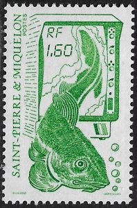 St Pierre & Miquelon #484 MNH Stamp - Cod - Fish