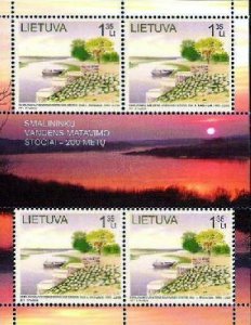 Lithuania 2011 200 years of water gauge station Smalinkay sheetlet MNH