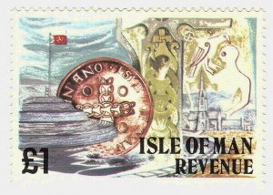 (I.B) Elizabeth II Revenue : Isle of Man £1 