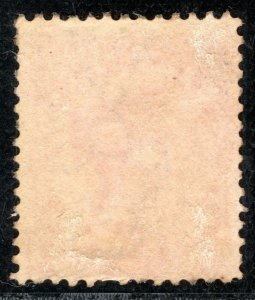 Australia VICTORIA QV Stamp Duty 4d Postal Fiscal Squared Circle YELLOW315