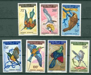 1967 Congo Brazzaville 116-122 Birds 50,00 €