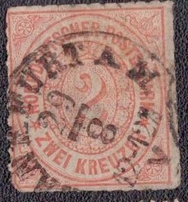 North German Confederation - 8 1868 Used