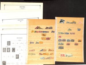 Bulgaria Stamp Collection on 75 Scott International Pages, 1879-1976 (BG)