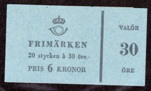 Sweden #517A Complete Booklet of 20 FVF/MNH  *Minor Fault* ~jm-3763