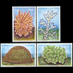 FIJI 1989 - Scott# 607-10 Coral and Sponges Set of 4 NH