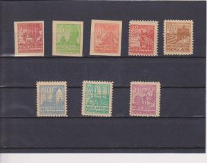 Germany 12N15/////12N25 Mint Hinged ( 15 & 21= MNH)