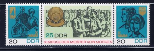 Germany-DDR 965a Never Hinged 1967 Strip of 3 