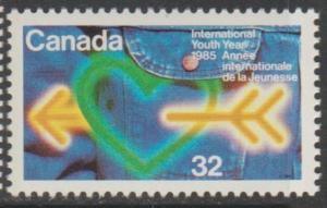 Canada Scott #1045 International Youth Year Stamp - Mint NH Single