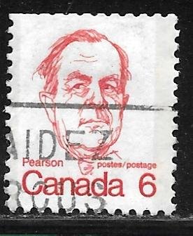 Canada 591iv: 6c Lester Pearson, used, VF