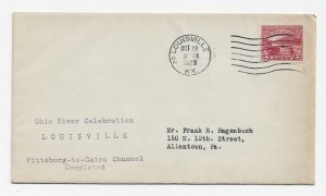 US 681 (PL-4) 2c Ohio River Canalization FDC Louisville, KY RS Cachet ECV $25.00