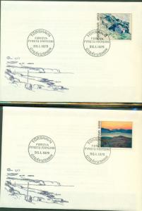 FAROE ISLANDS FIRST DAY COVER COLLECTION 1975–1987, 78 covers total Facit $543