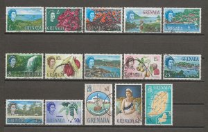 GRENADA 1966 SG 231/245 USED