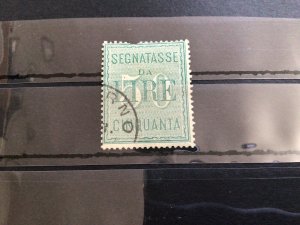 Italy internal post office 1884 - 1903  used stamp Ref 62013