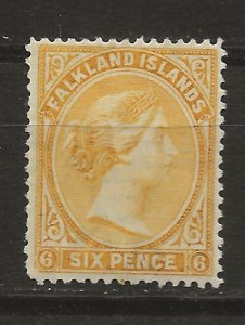 Falkland Is 16 SG 34 MHR VF 1896 SCV $55.00 (jr)