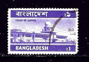 Bangladesh 103 Used 1976 Court of Justice few shortened perfs
