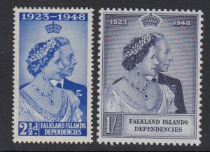 Falkland Isls Dependencies 1L11-2 Silver Wedding mint