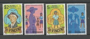1977 St Vincent 50th anniv Girl Guides Lady BP