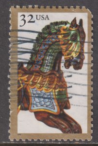 United States 2978 Carousel Horses 1995