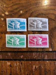 Stamps French colonies Scott #B3-6 h