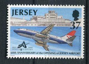 JERSEY; 1997 early Airmail AIRCRAFT issue fine MINT MNH unmounted value