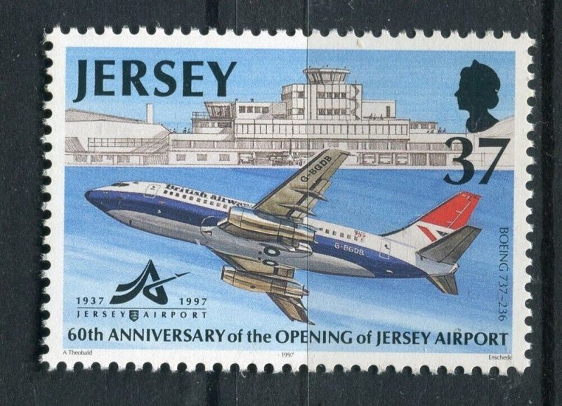 JERSEY; 1997 early Airmail AIRCRAFT issue fine MINT MNH unmounted value