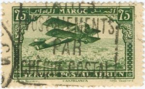 FRENCH MOROCCO C5 USED BIN $0.50