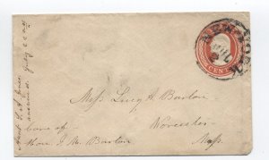 1850s U9 nesbit New York City note size [H.2572]