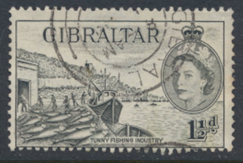  Gibraltar SG 147  Fishing Industry   SC# 134 Used  see scan