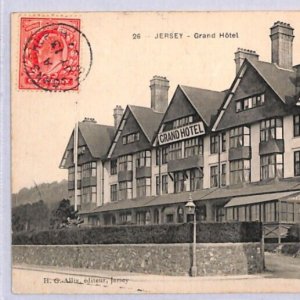 GB Channel Islands JERSEY Hotel Advert Card ST JOHN'S CHURCH View Side 1907 ZJ73