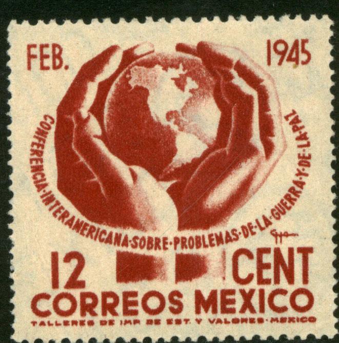 MEXICO 792, 12c Conference on War & Peace. MINT, NH. VF.