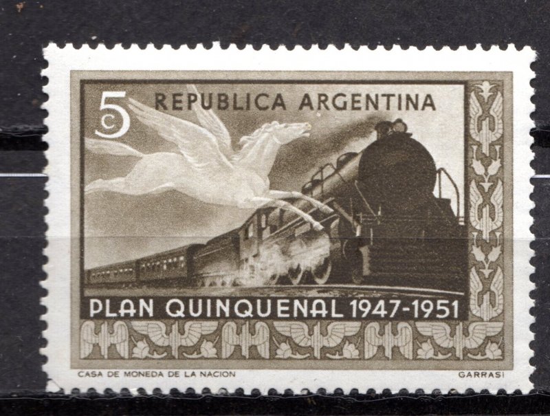 ARGENTINA - yr. 1951 # 5952 Train MNH