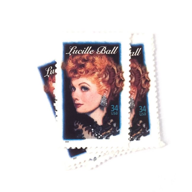 5 x Lucille Ball UNused 34 cent white US Postage Stamp Hollywood