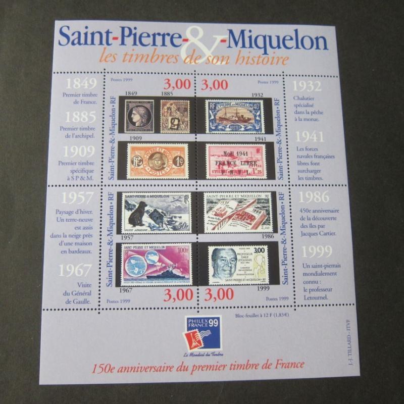 Saint Pierre and Miquelon Sc 682 stamp show MNH