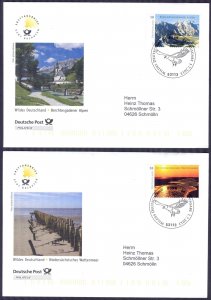 Germany 2013 Landscapes Mi. 3017/8 2 FDC