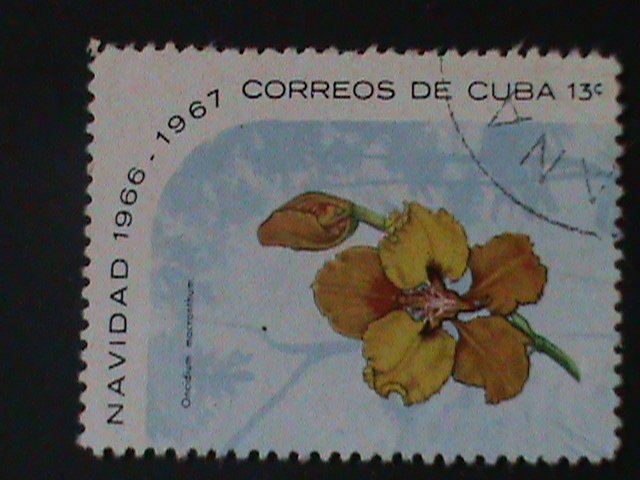 ​CUBA-1964-5- CHRISTMAS STAMPS -FANCY CANCEL-VF WE SHIP TO WORLDWIDE.WE COMBINE