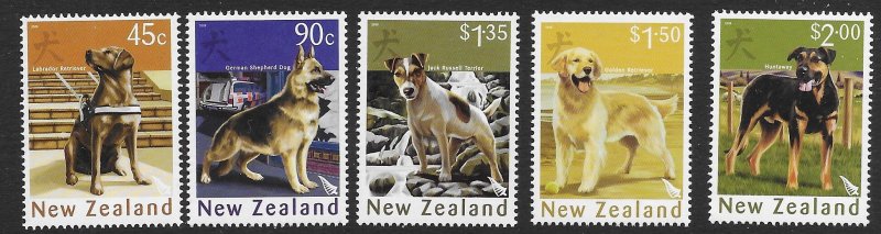 New Zealand 2054-58  2006  set   5 VF Mint NH