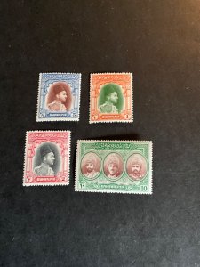 Stamps Pakistan-Bahawalpur Scott 18-21 hinged