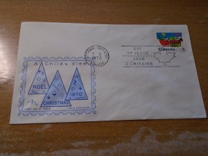 Canada  #  520  FDC Rose Craft