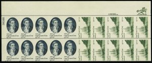 1733b, MNH 13¢ Appears as Imperforate Errors - PSE Certificate - Stuart Katz