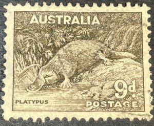 AUSTRALIA # 174a-USED--SINGLE--(PERF 14 X 13 1/2)--1938