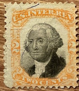 US #R135 *MNG*? Single US Internal Revenue Low George Washington L37