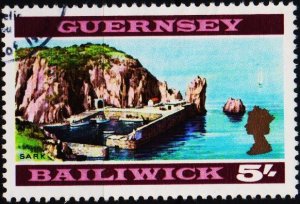 Guernsey. 1969 5s S.G.26 Fine Used