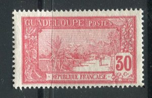 FRENCH GUADELOUPE; 1905 early Pictorial issue MINT MNH unmounted 30c.