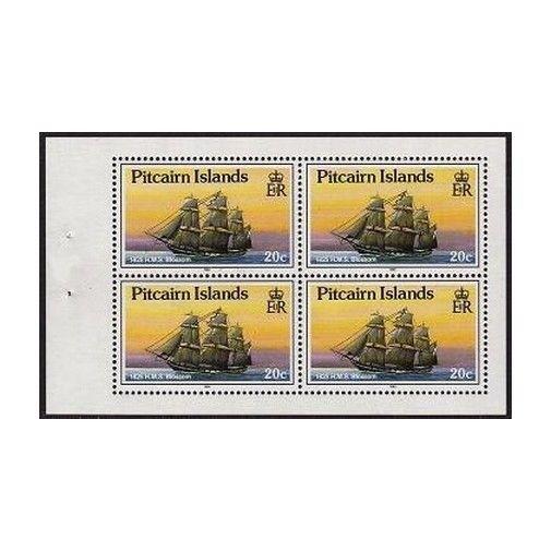 Pitcairn 301b,306b,booklet,MNH.Michel 311Y,316Y MH. Visiting ships,1988.