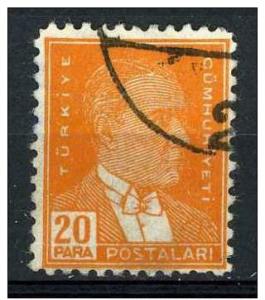 Turkey 1931 Scott 738 used - Mustafa Kemal Pasha, K. Ataturk