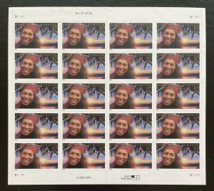 Scott 3748 ZORA NEALE HURSTON Pane of 20 US 37¢ Stamps MNH 2003