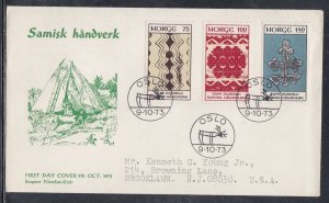 Norway Scott 623-5 FDC - Lapland Handicrafts