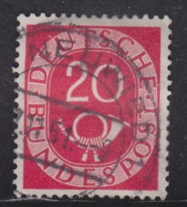 Germany 677 Post Horn 20pf 1951