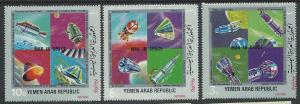 YEMEN ARAB REPUBLIC SC# 949-51 MICHEL F-VF MNH 1969